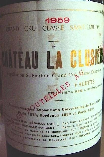 2001 Château La Clusière - CellarTracker