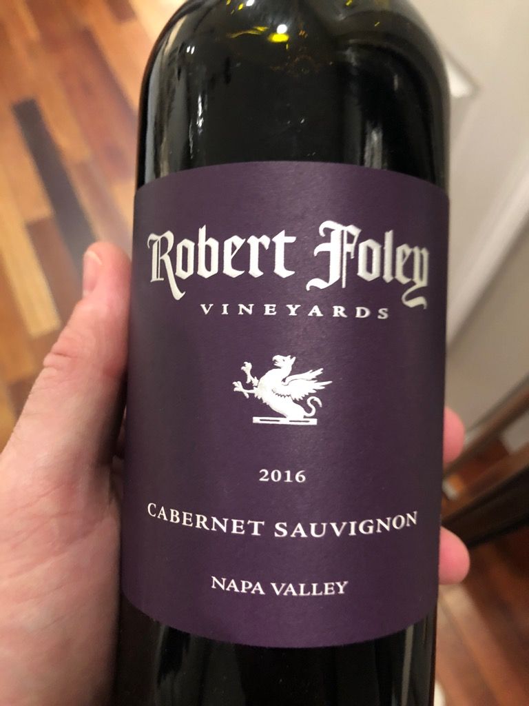 2018 Robert Foley Cabernet Sauvignon, USA, California, Napa Valley ...