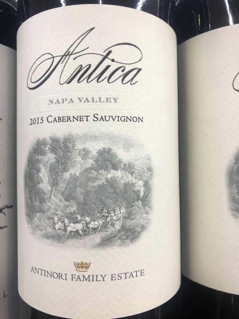 2015 Antica (Antinori) Cabernet Sauvignon, USA, California, Napa Valley ...