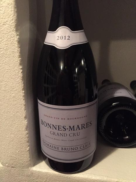 ブリュノ・クレール ／ ボンヌ・マール Grand Cru 2012年 2012ボンヌ