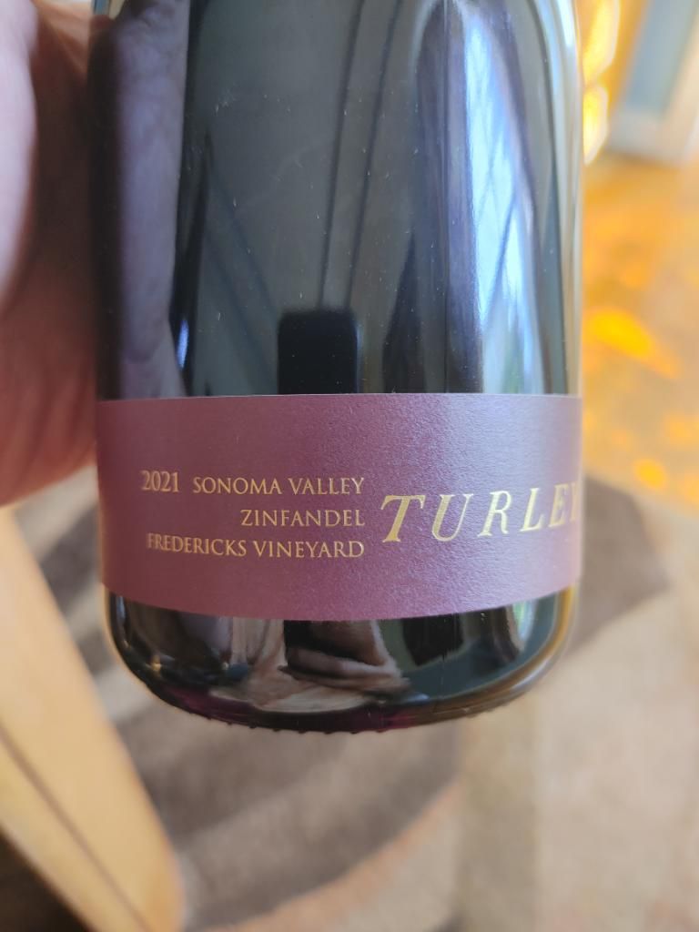 2022 Turley Zinfandel Fredericks Vineyard, USA, California, Sonoma ...
