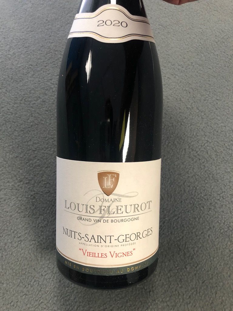 2020 Louis Fleurot Nuits St. Georges Vieilles Vignes, France, Burgundy ...