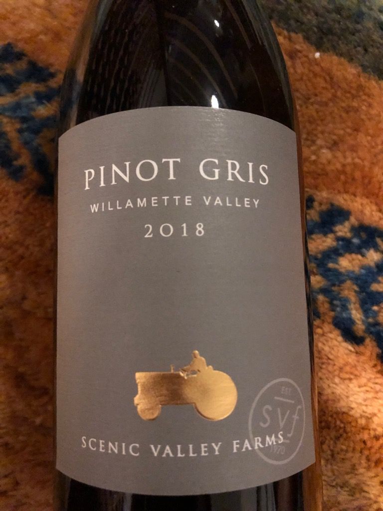 2021 Scenic Valley Farms Pinot Gris, USA, Oregon, Willamette Valley