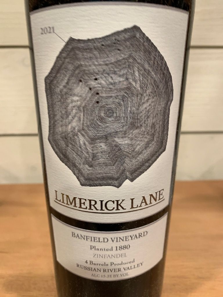 2021 Limerick Lane Zinfandel Banfield Vineyard, USA, California, Sonoma ...