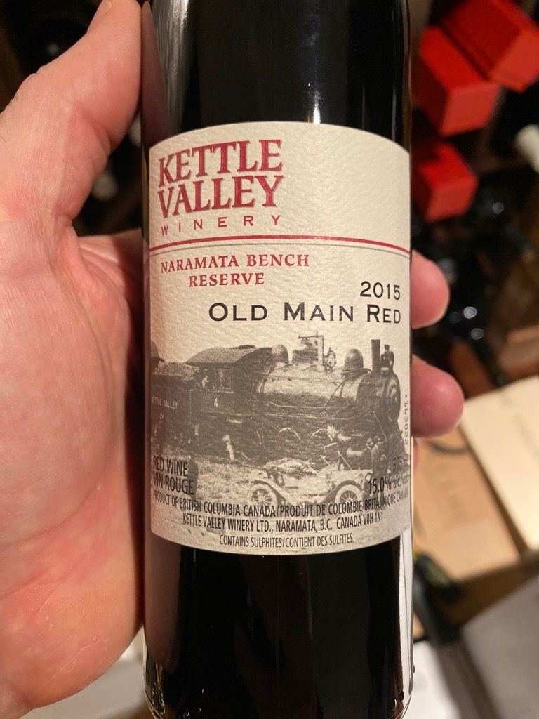 2016 Kettle Valley Old Main Red, Canada, British Columbia, Okanagan