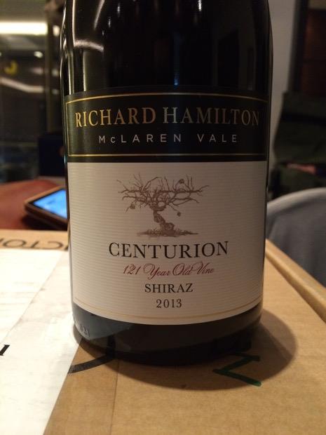 2013 Richard Hamilton Shiraz Centurion Old Vines Shiraz