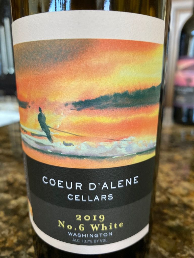 2021 Coeur d'Alene Cellars No. 6 White, USA, Washington, Columbia