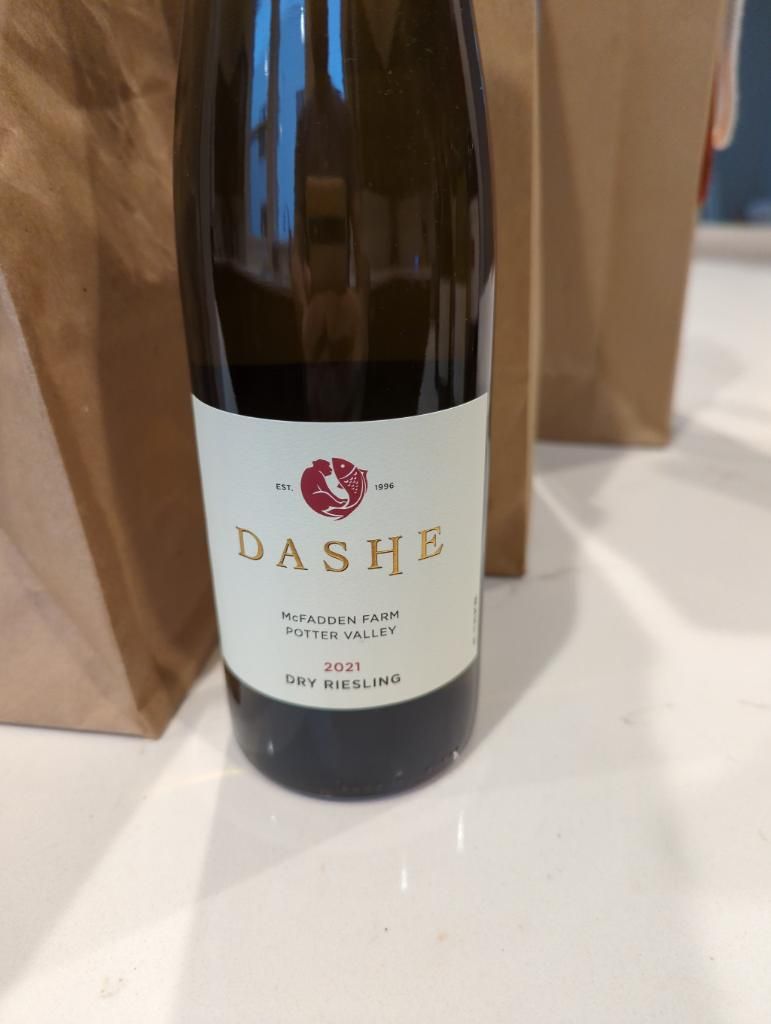 2021 Dashe Cellars Riesling McFadden Farms, USA, California, North