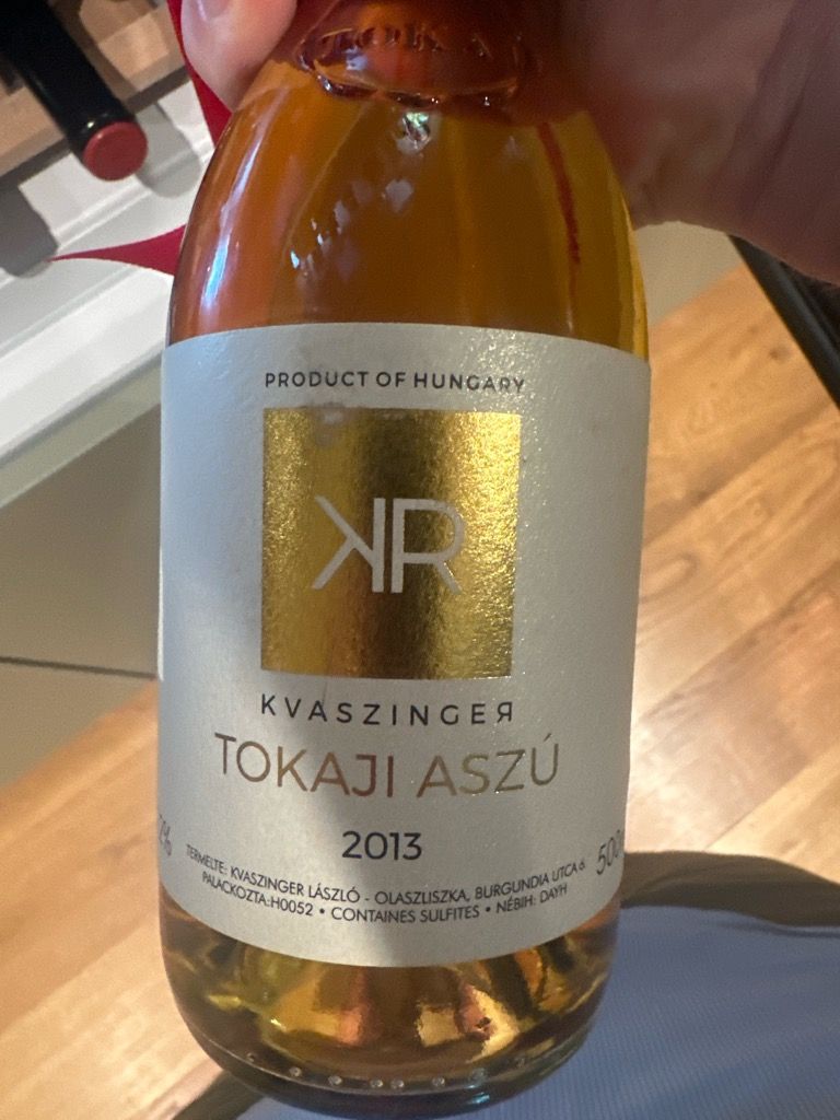 2016 Kvaszinger Furmint Tokaji Aszú 6 Puttonyos - CellarTracker
