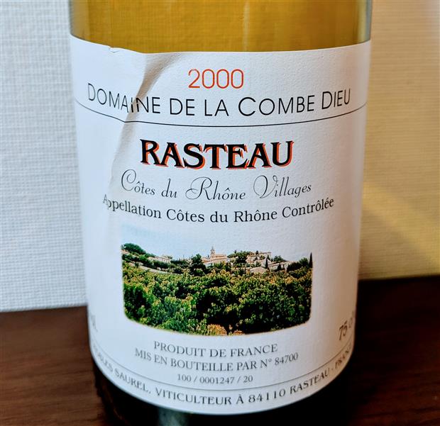 2003 Domaine De La Combe Dieu Rasteau France Rhône Southern Rhône