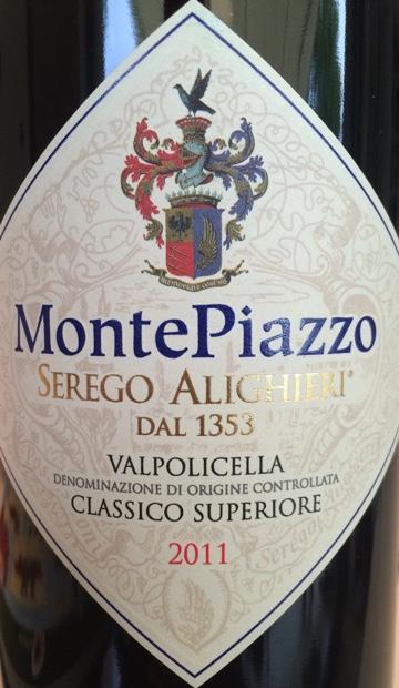 2011 Masi Valpolicella Classico Superiore Ser go Alighieri