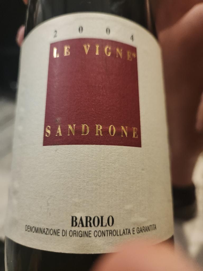 2004 Luciano Sandrone Barolo Le Vigne - CellarTracker