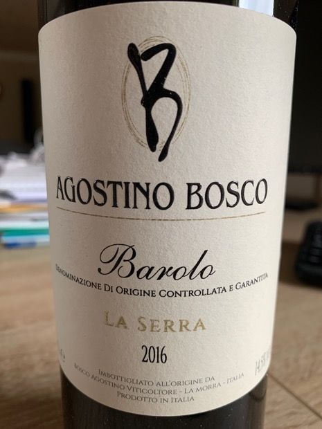 ワイン AGOSTINO BOSCO Barolo 2015 LA SERRA 2015 Bosco Agostino