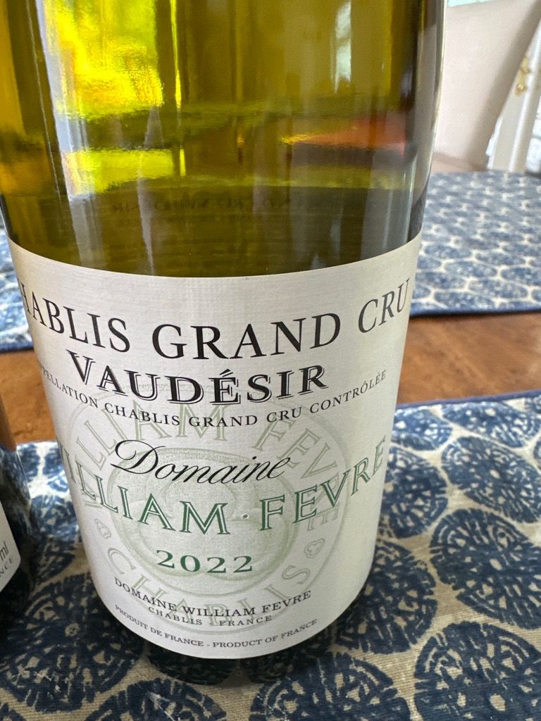 2022 Domaine William Fèvre Chablis Grand Cru Vaudésir - CellarTracker