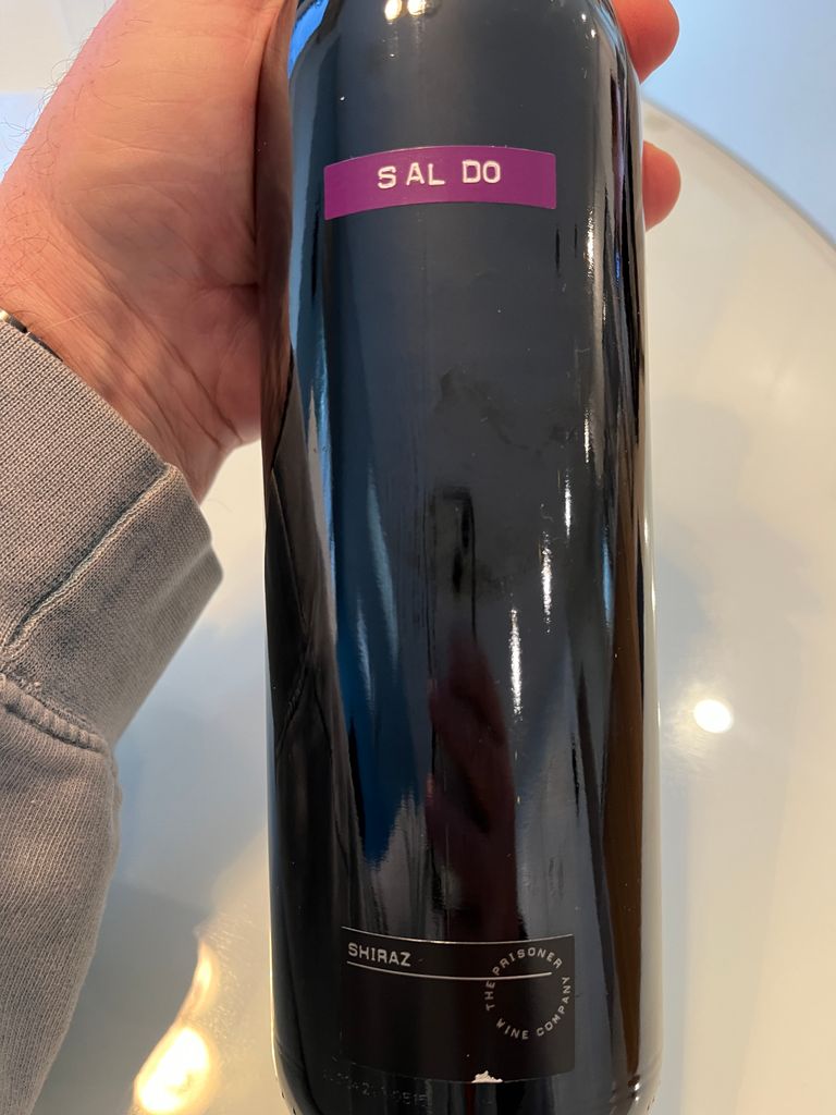 2021 Prisoner Wine Company Saldo Australia Shiraz, Australia