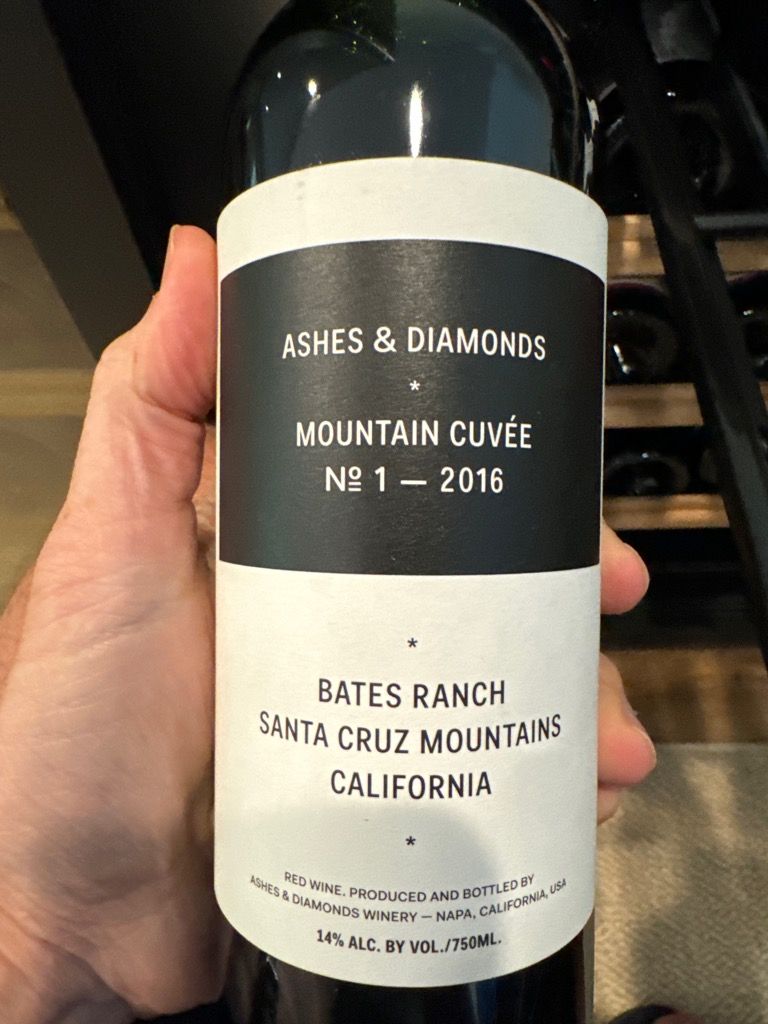 2019 Ashes & Diamonds Mountain Cuvée No. 1 Bates Ranch, USA, California ...