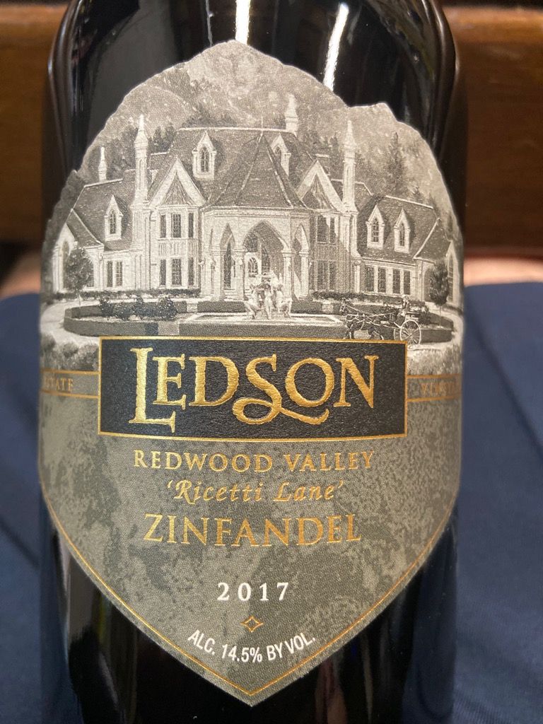 2017 Ledson Zinfandel Ricetti Lane, USA, California, North Coast