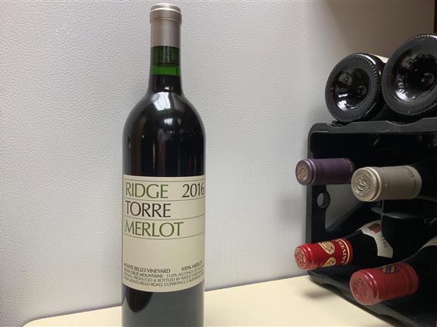 2002 Ridge Merlot Torre Ranch Monte Bello - CellarTracker