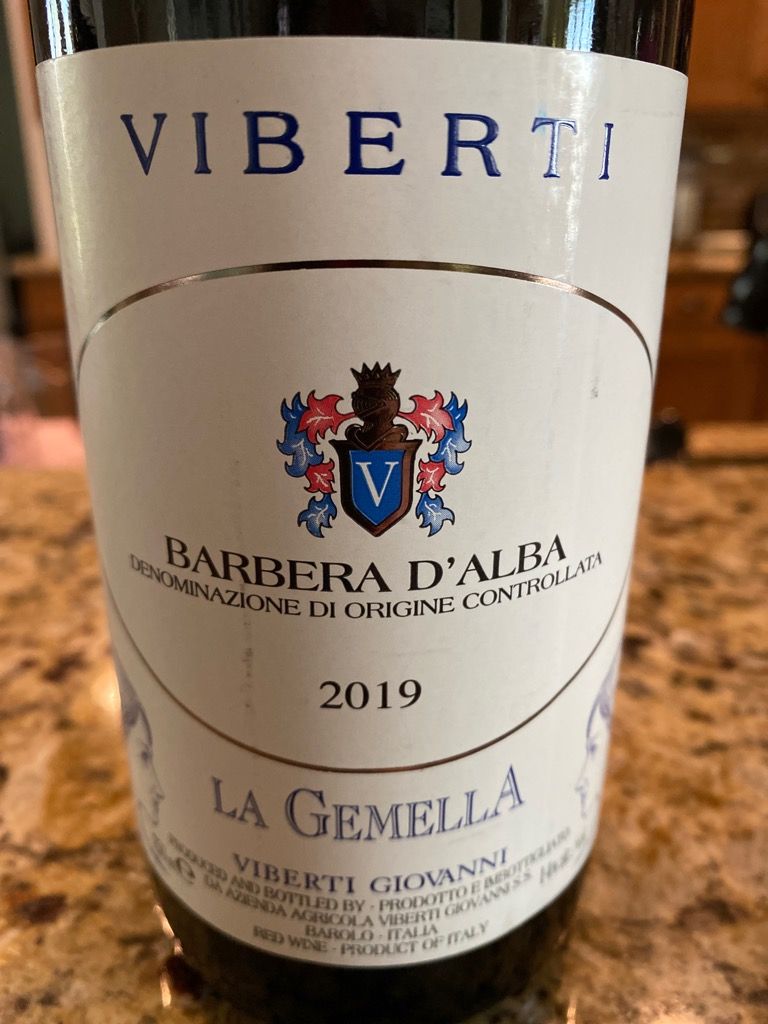 2019 Viberti Giovanni Barbera d'Alba La Gemella, Italy, Piedmont, Alba ...