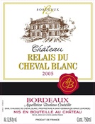 Chateau relais du cheval bordeaux blanc glass 750ml (641586190893)