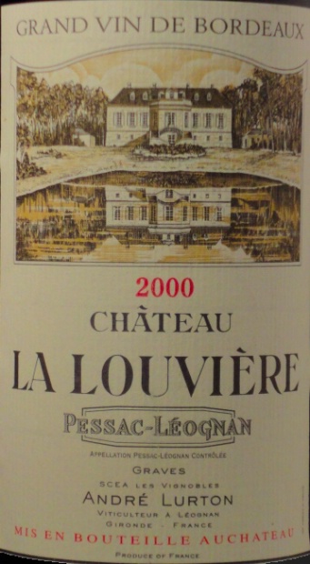 1996 Château La Louvière - CellarTracker