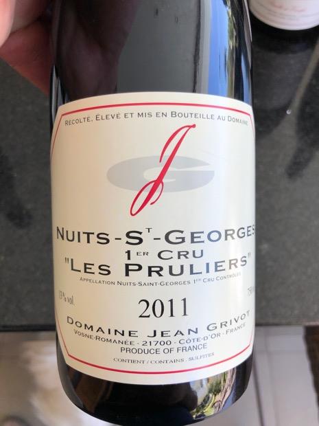 2003 Domaine Jean Grivot Nuits St. Georges 1er Cru Les Pruliers