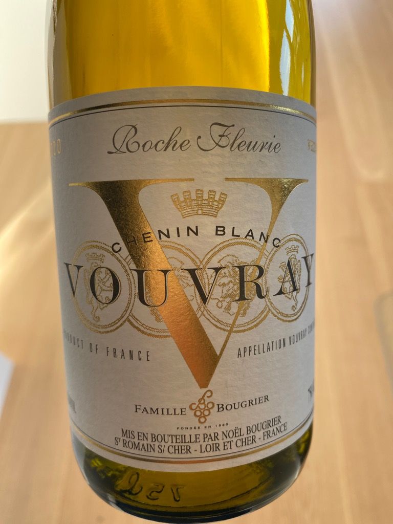 2020 Famille Bougrier Vouvray Roche Fleurie, France, Loire Valley