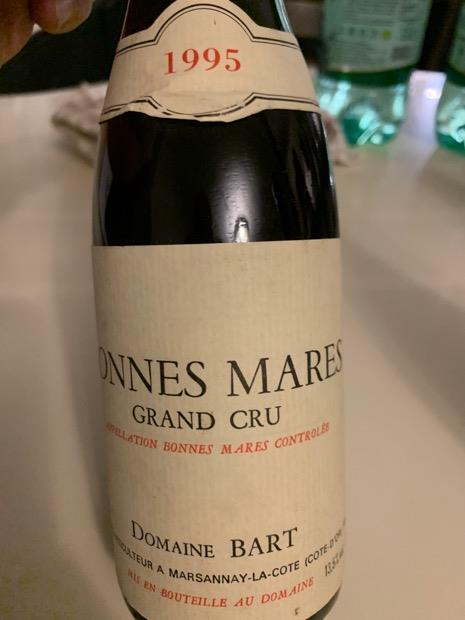 ワイン Bonne mares grand cyu BART 2011 2011 Domaine Bart Bonnes Mares - CellarTracker