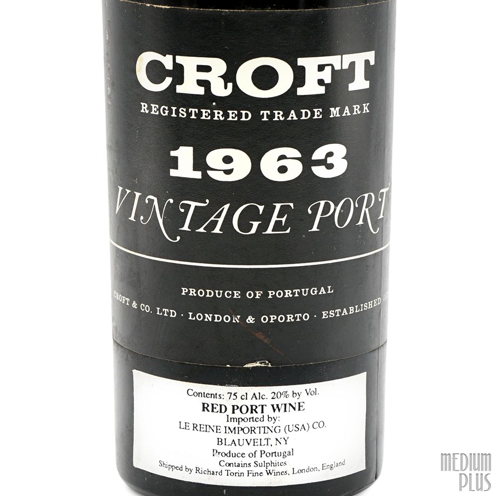 1963 Croft Porto Vintage - CellarTracker