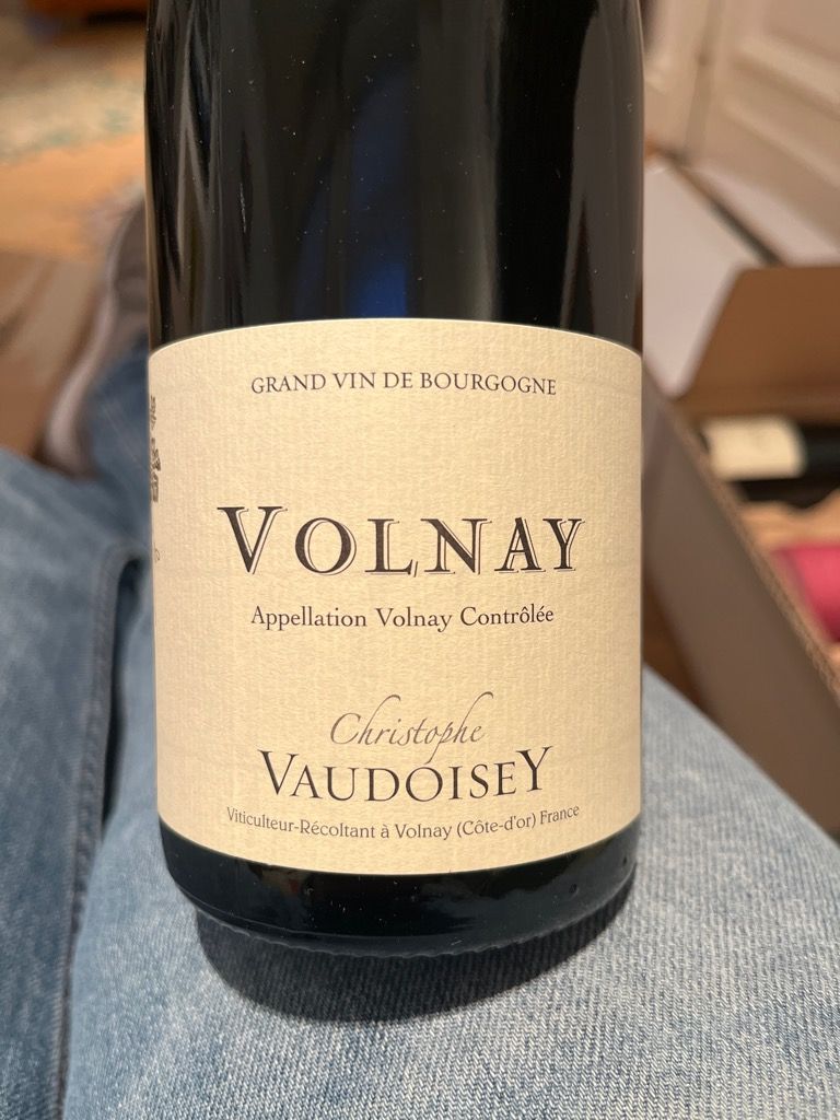2020 Christophe Vaudoisey Volnay - CellarTracker