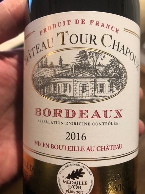 2016 Château Tour Chapoux - CellarTracker