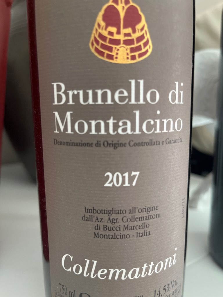 2017 Collemattoni Brunello di Montalcino, Italy, Tuscany, Montalcino ...