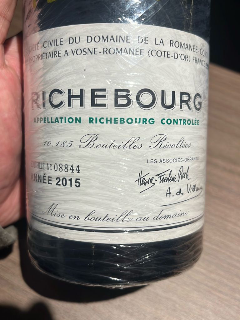 2015 Richebourg Domaine de la Romanée 2015 Domaine de la Romanée-Conti Richebourg - CellarTracker