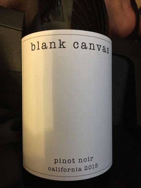 2016 Blank Canvas Pinot Noir CellarTracker