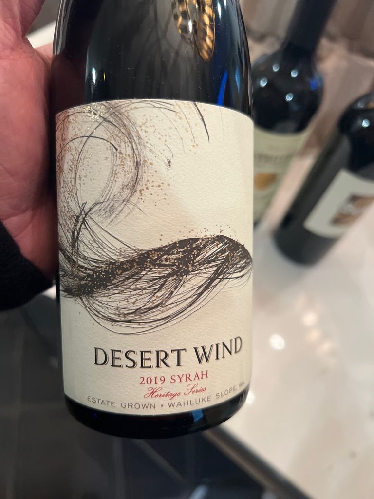 2019 Desert Wind Vineyard Syrah Estate Grown, USA, Washington ...