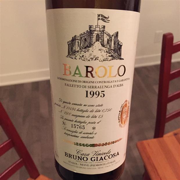 1995 Bruno Giacosa Barolo Falletto di Serralunga d'Alba 1995 Bruno Giacosa Barolo Falletto di Serralunga d'Alba