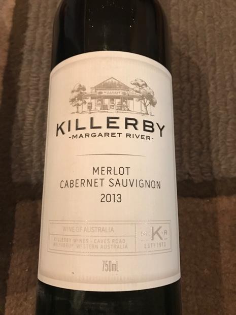 1998 Killerby Cabernet Sauvignon, Australia, Western Australia, South ...