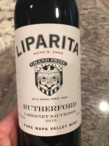 2016 Liparita Cabernet Sauvignon Rutherford, USA, California, Napa Valley, Rutherford ...