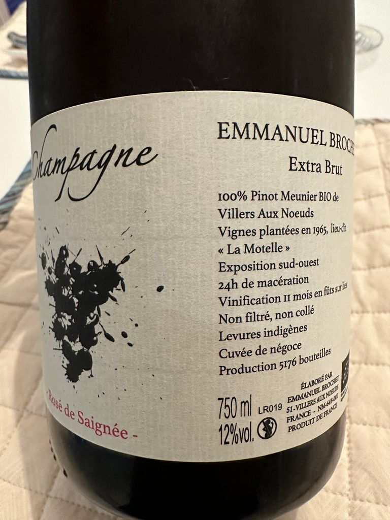 2019 Emmanuel Brochet Champagne Rosé de Saignée - CellarTracker