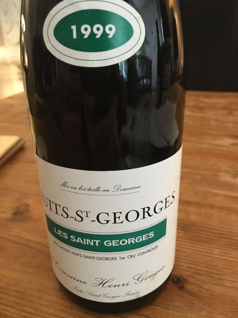 1999 Domaine Henri Gouges Nuits St. Georges 1er Cru Les Saint Georges ...
