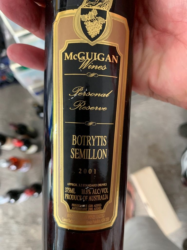 2002 McGuigan Sémillon Botrytis Personal Reserve - CellarTracker