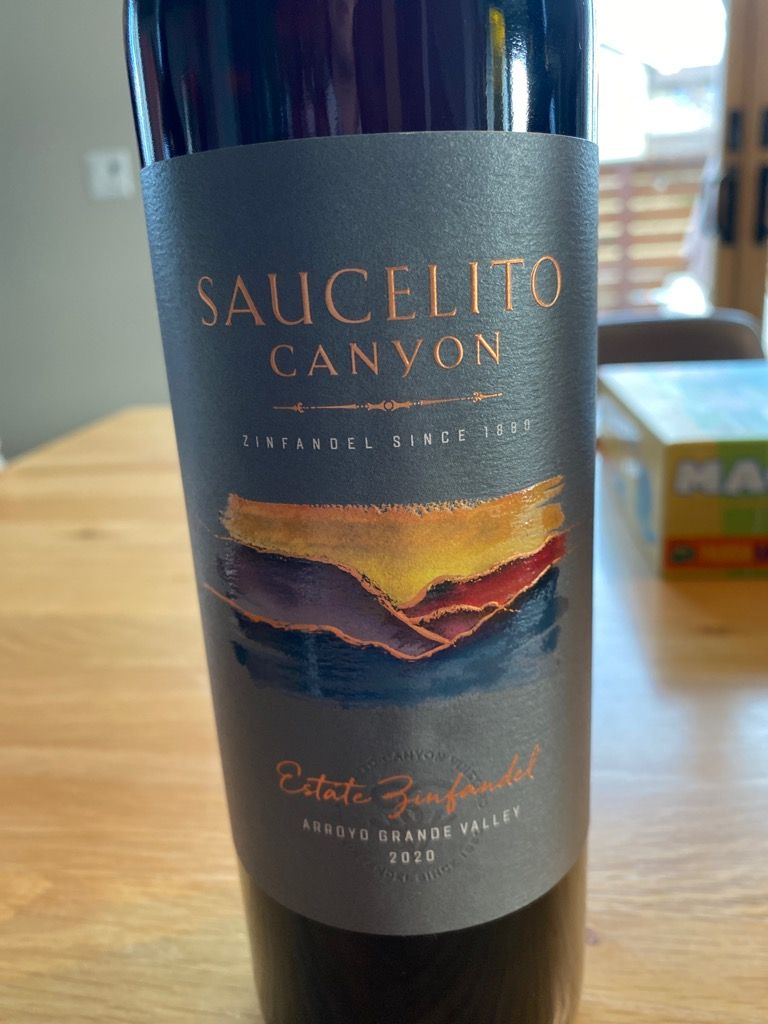 2021 Saucelito Canyon Zinfandel Estate, USA, California, Central Coast