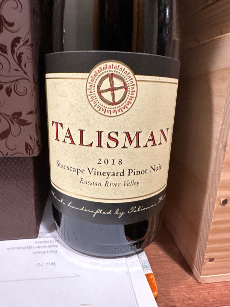 2018 Talisman Pinot Noir Starscape Vineyard, USA, California, Sonoma