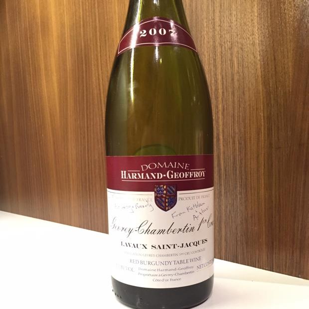 2016 Domaine Harmand-Geoffroy Gevrey-Chambertin 1er Cru Lavaux St