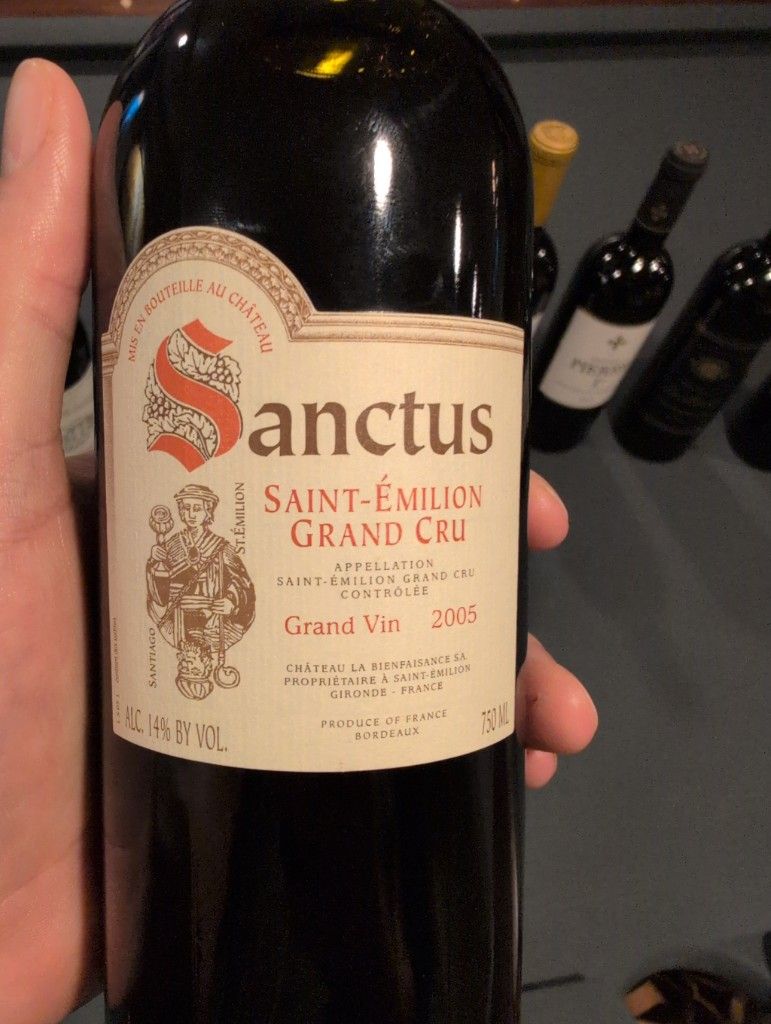 2005 Château Sanctus Saint-Émilion Grand Cru - CellarTracker