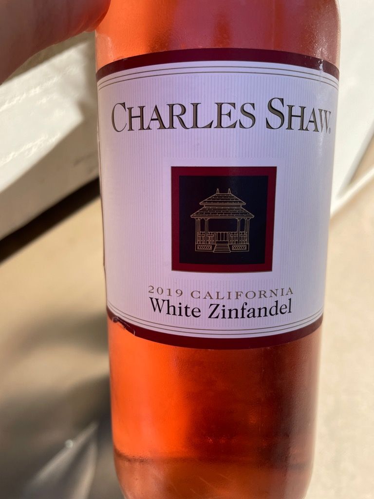 2019 Charles Shaw White Zinfandel, USA, California CellarTracker