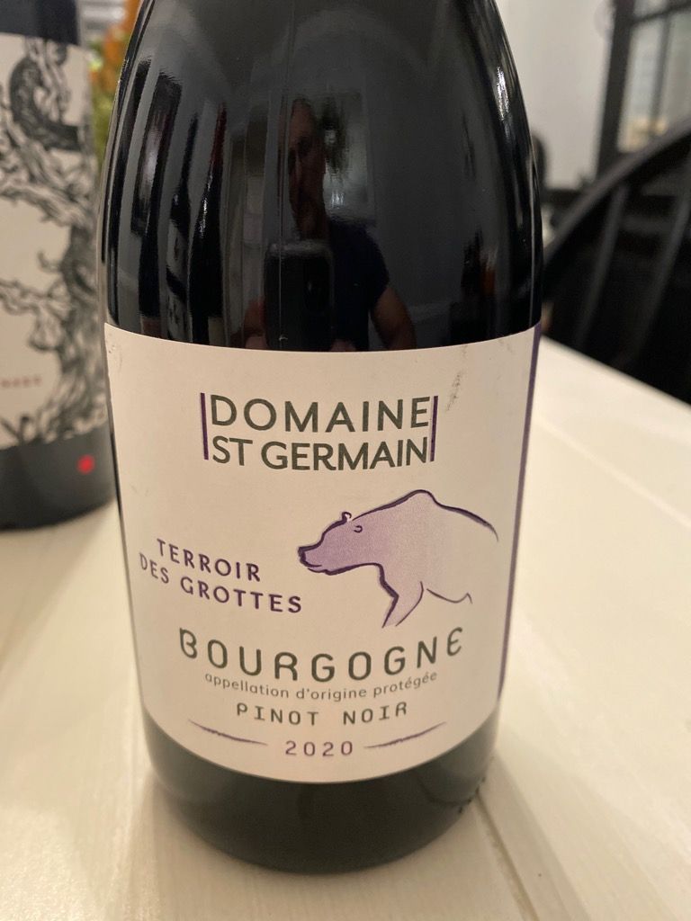 2020 Domaine Saint Germain Bourgogne Terroir Des Grottes France 2020 domaine saint germain bourgogne terroir des grottes france