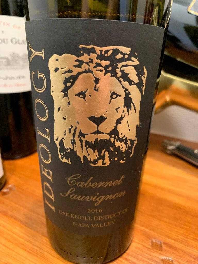 2018 Ideology Cellars Premiere Napa Valley Cabernet Sauvignon, USA ...