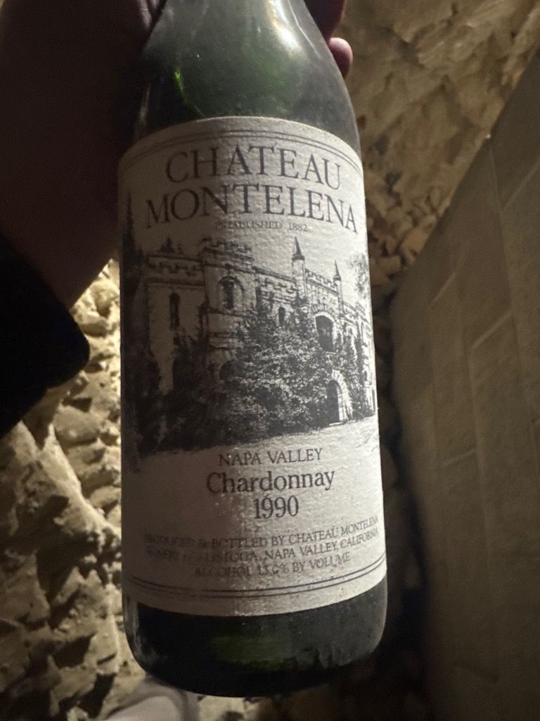 1991 Chateau Montelena Chardonnay Napa Valley - CellarTracker