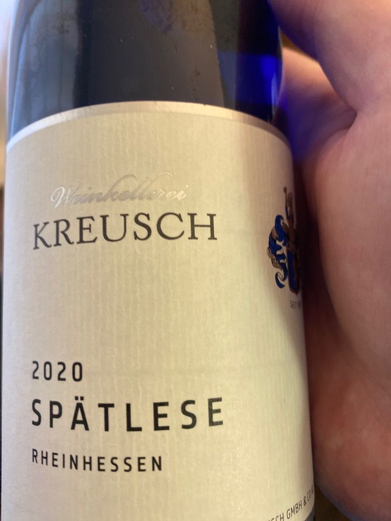 2020 Leonard Kreusch Riesling Spätlese, Germany, Rheinhessen ...